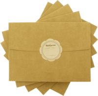 13x18 Kartpostal - "Bekliyoruz" Sade Etiketli Kraft